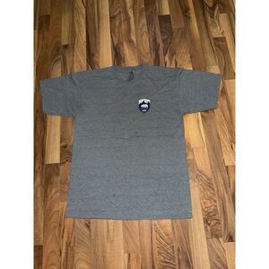Vans Off The Wall Mens Sz L Gray Short Sleeve Gray Print Crew‎ Neck T-Shirt Logo
